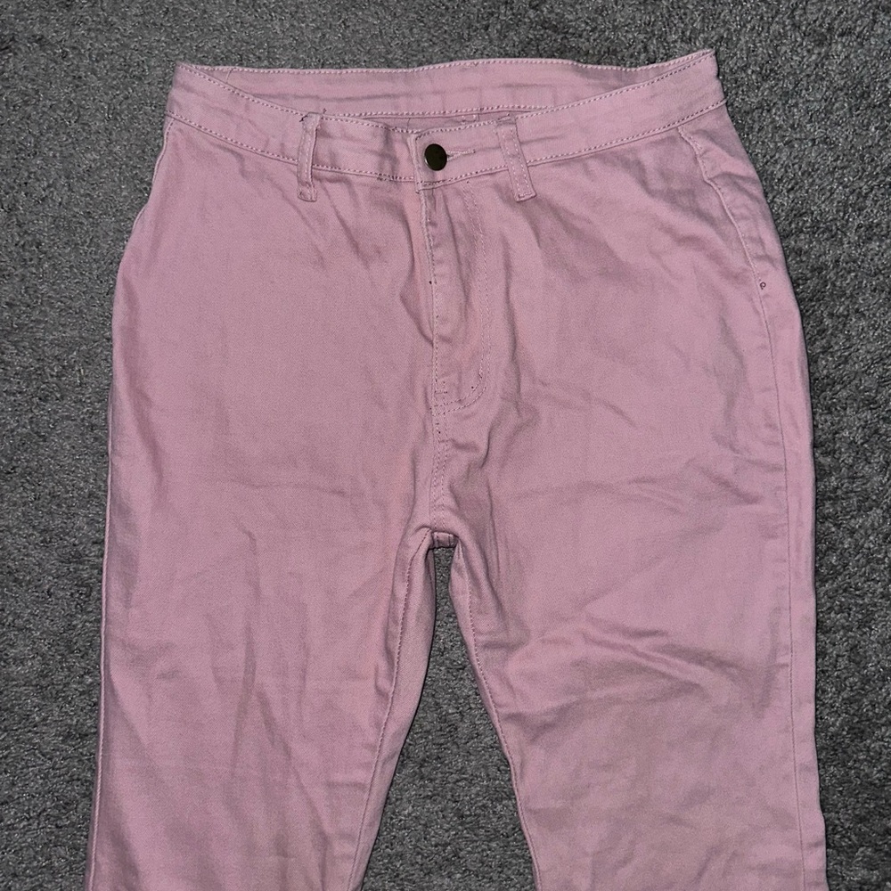 Pink Flared Pants - Picture 2 of 6